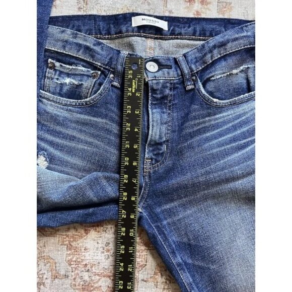 Moussy Vintage Glendele Denim Jeans Skinny Distressed Stretch Ankle Fray Size 26 - Picture 10 of 12